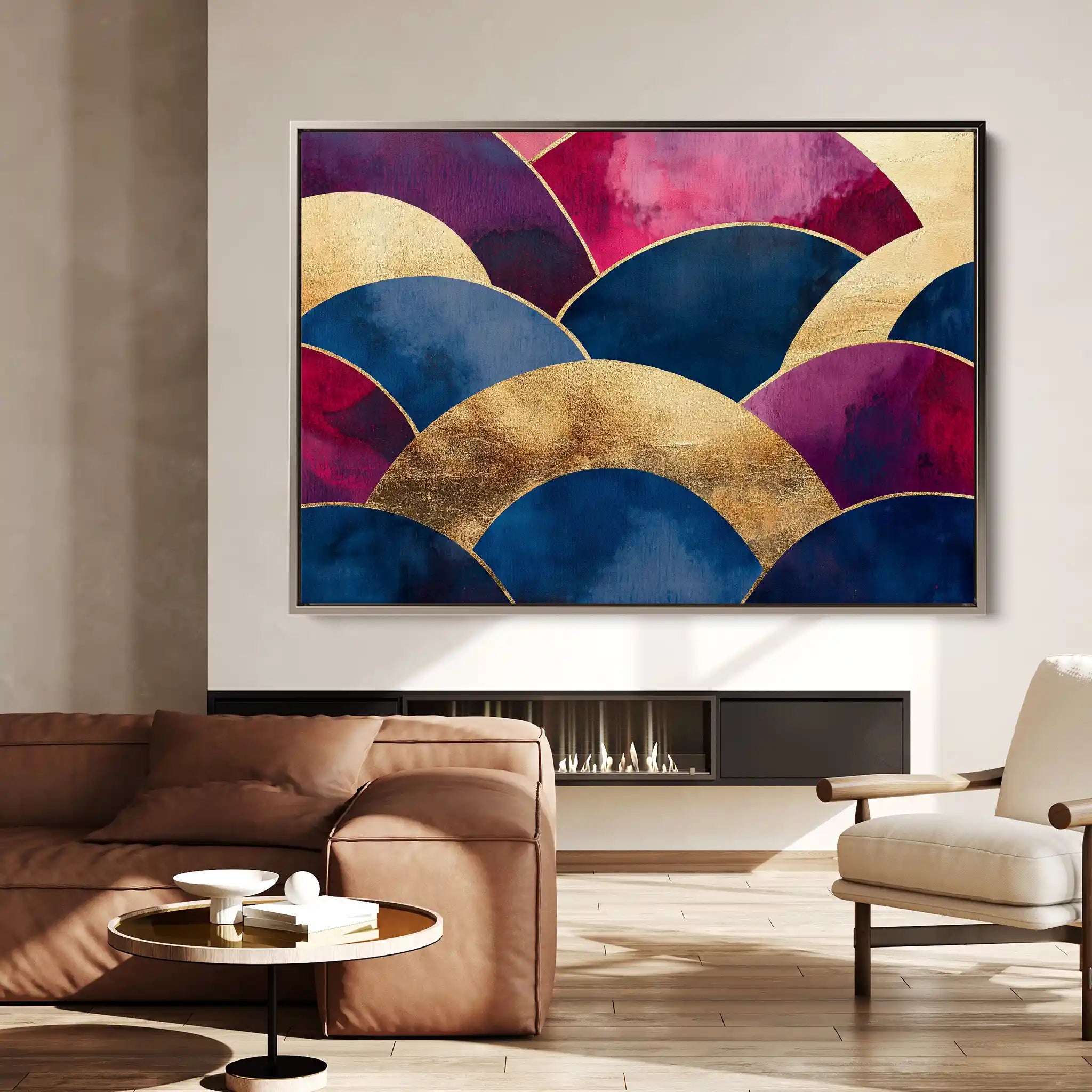 Boho 114 Canvas Art 90 x 60 cm / Stretched on hidden frame