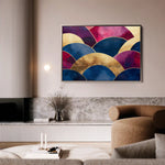 Boho 114 Canvas Art 90 x 60 cm / Stretched on hidden frame