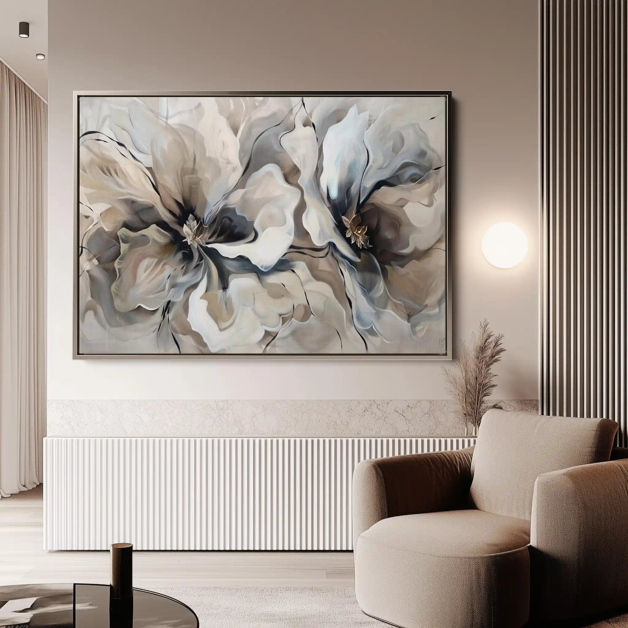 Floral Canvas Wall Art WAD114-F 90 x 60 cm / Stretched on hidden frame