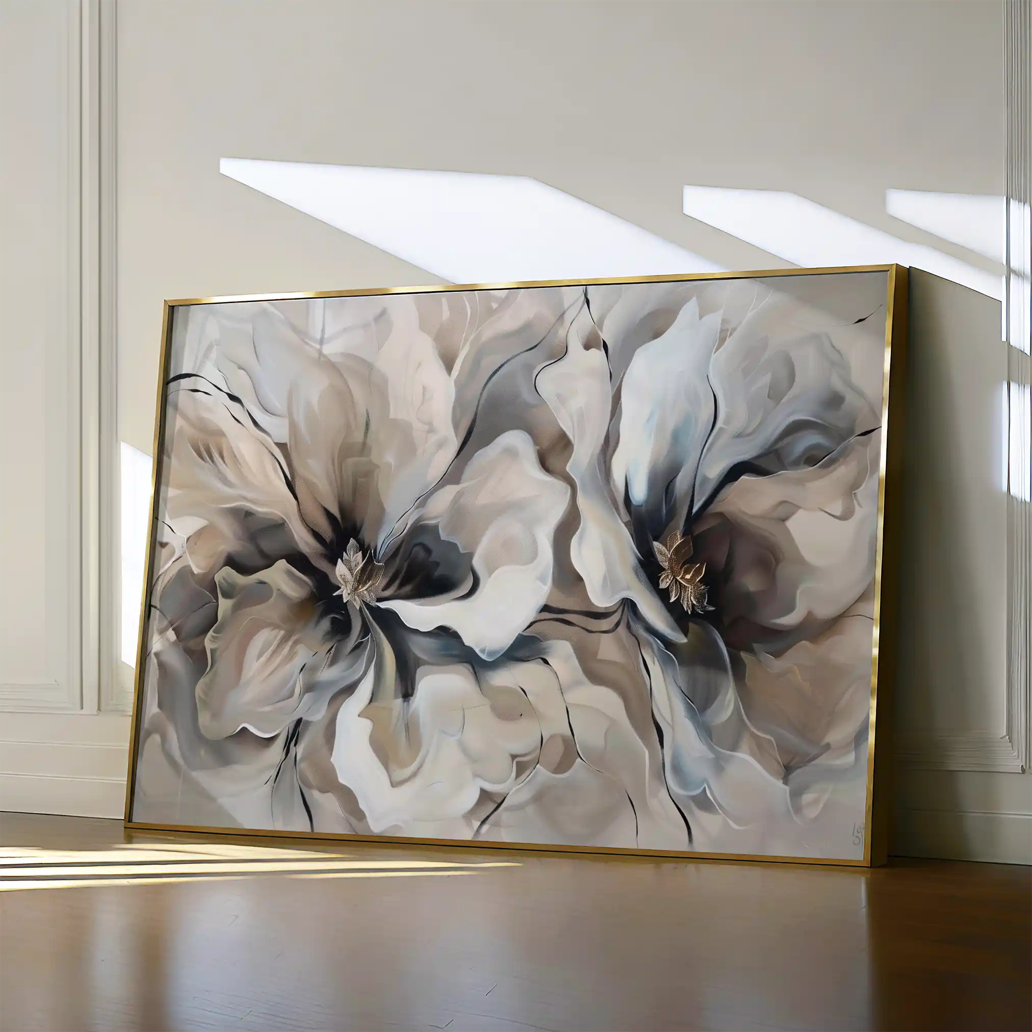 Floral Canvas Wall Art WAD114-F 90 x 60 cm / Stretched on hidden frame