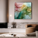 Abstract 1141 Canvas Art 60 x 60 cm / Stretched on hidden frame
