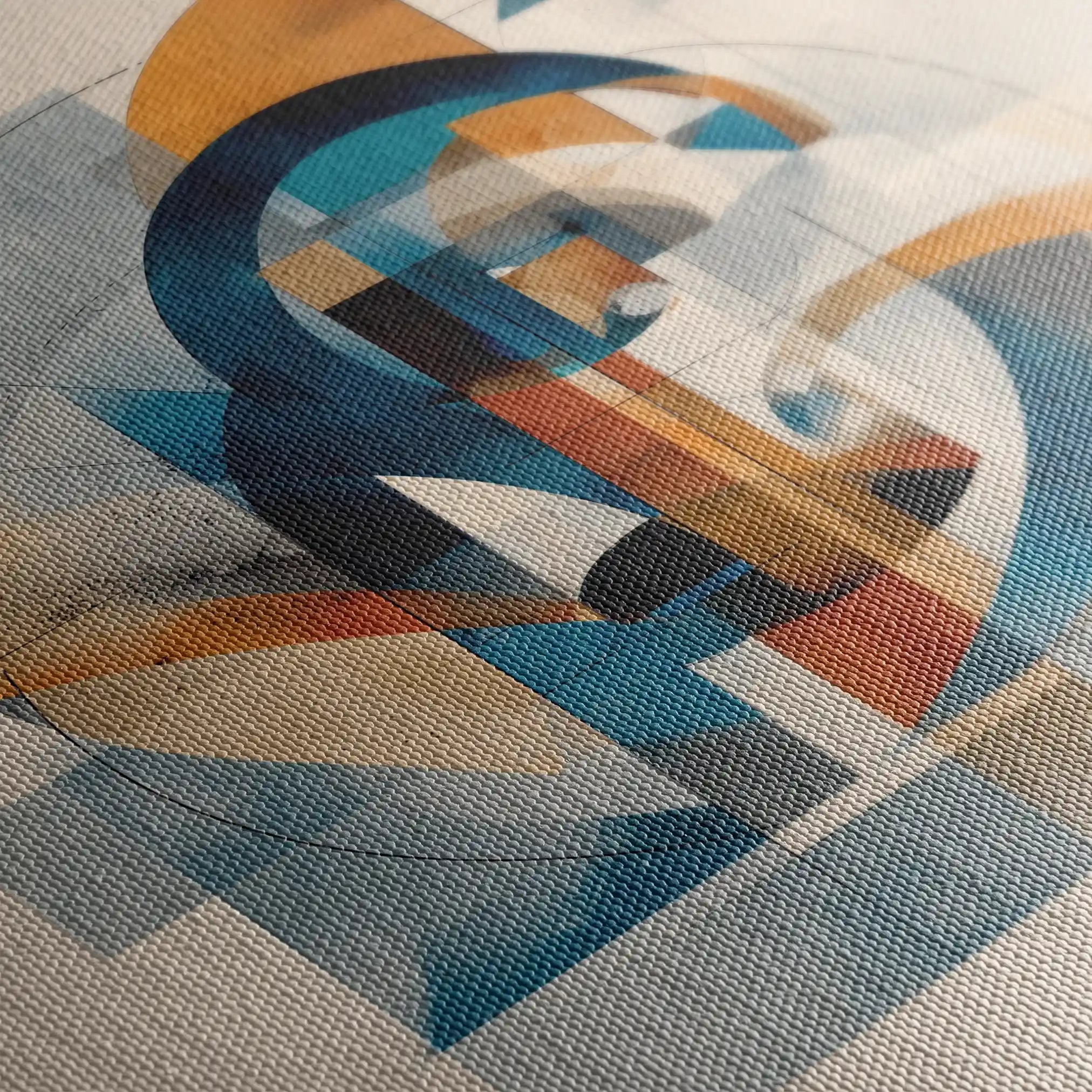 Abstract 1142 Canvas Art 60 x 60 cm / Stretched on hidden frame