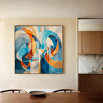 Abstract 1143 Canvas Art 60 x 60 cm / Stretched on hidden frame