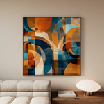 Abstract 1144 Canvas Art 60 x 60 cm / Stretched on hidden frame