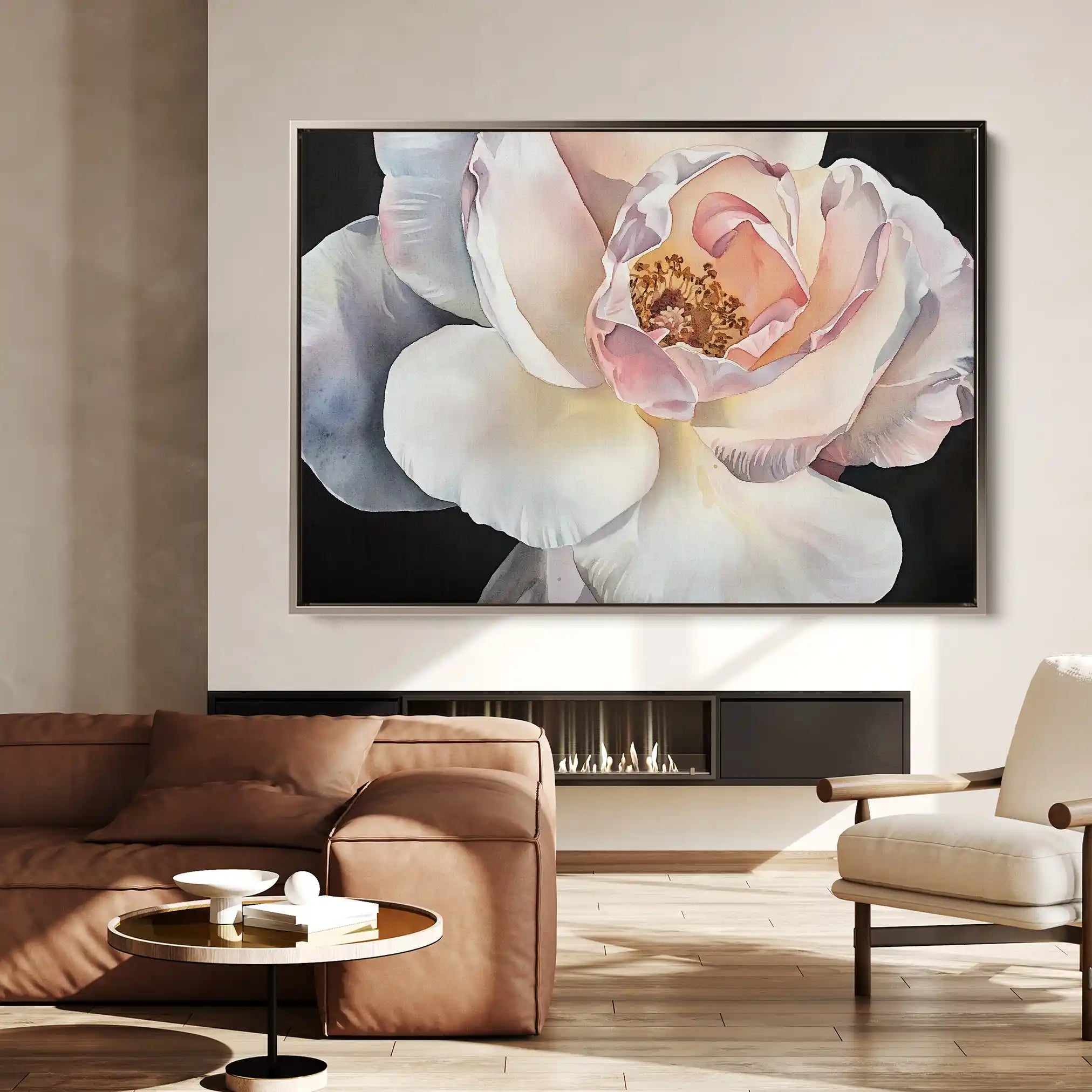 Floral Canvas Wall Art WAD1144-F 90 x 60 cm / Stretched on hidden frame