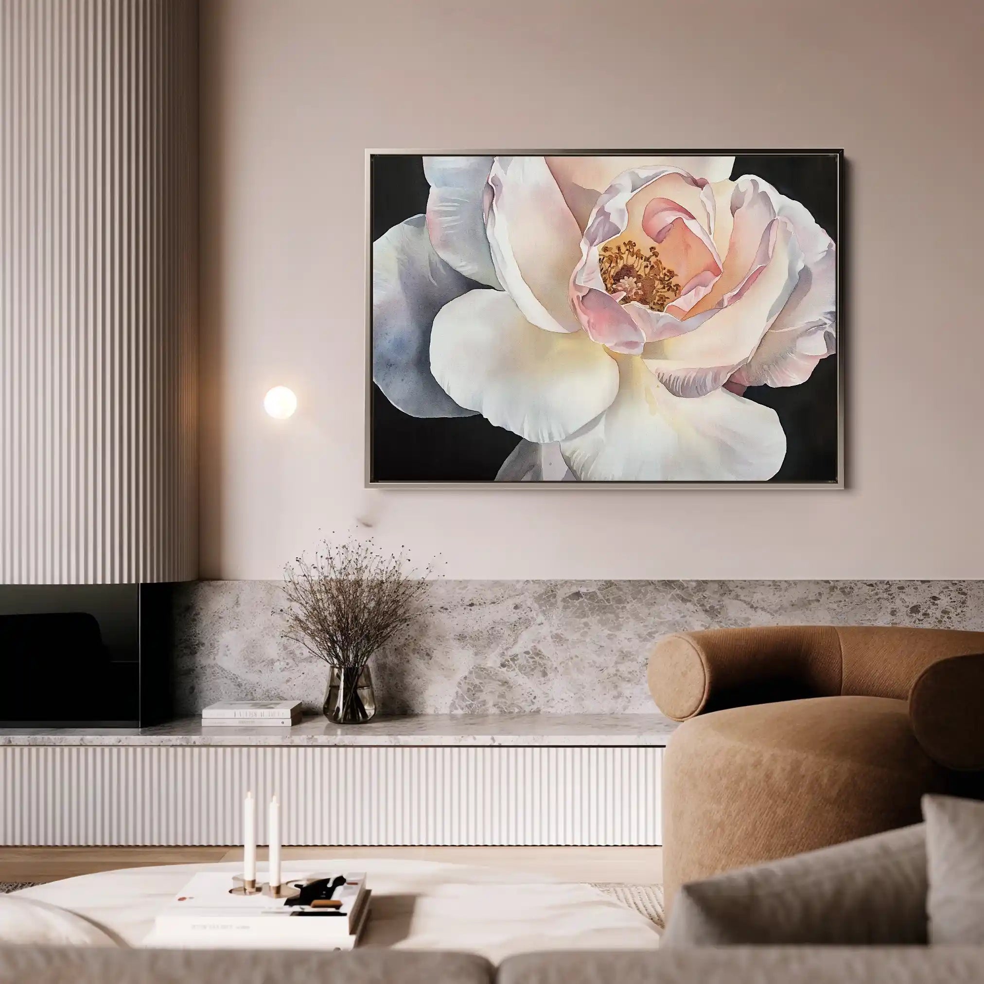 Floral Canvas Wall Art WAD1144-F 90 x 60 cm / Stretched on hidden frame