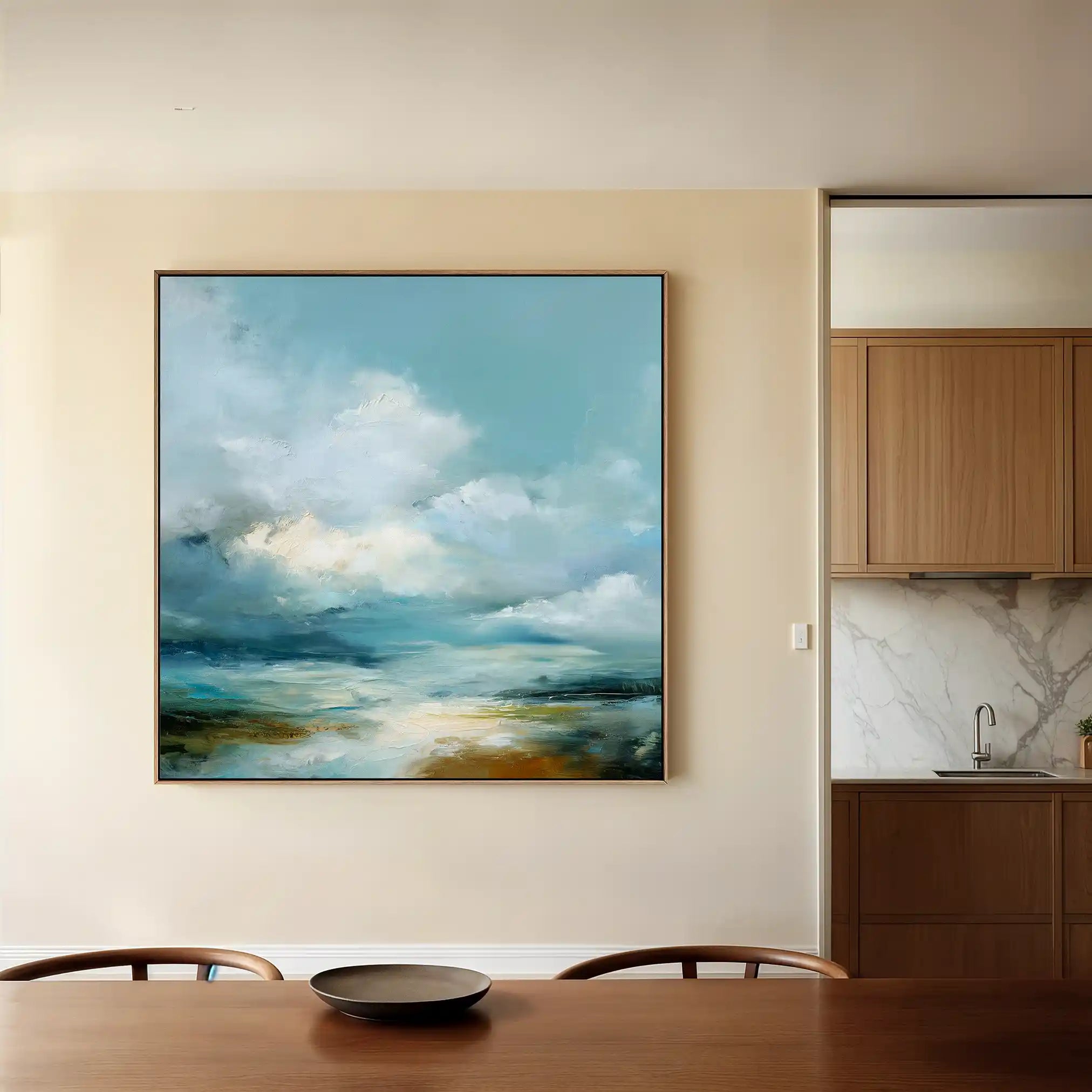 Abstract 1145 Canvas Art 60 x 60 cm / Stretched on hidden frame