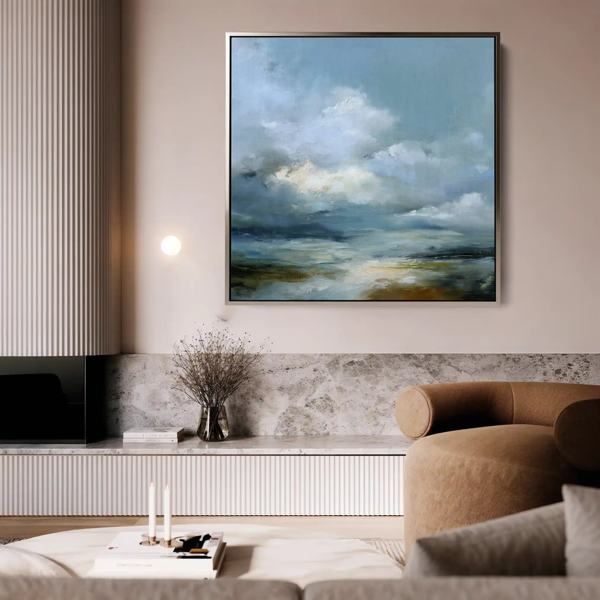 Abstract 1145 Canvas Art 60 x 60 cm / Stretched on hidden frame