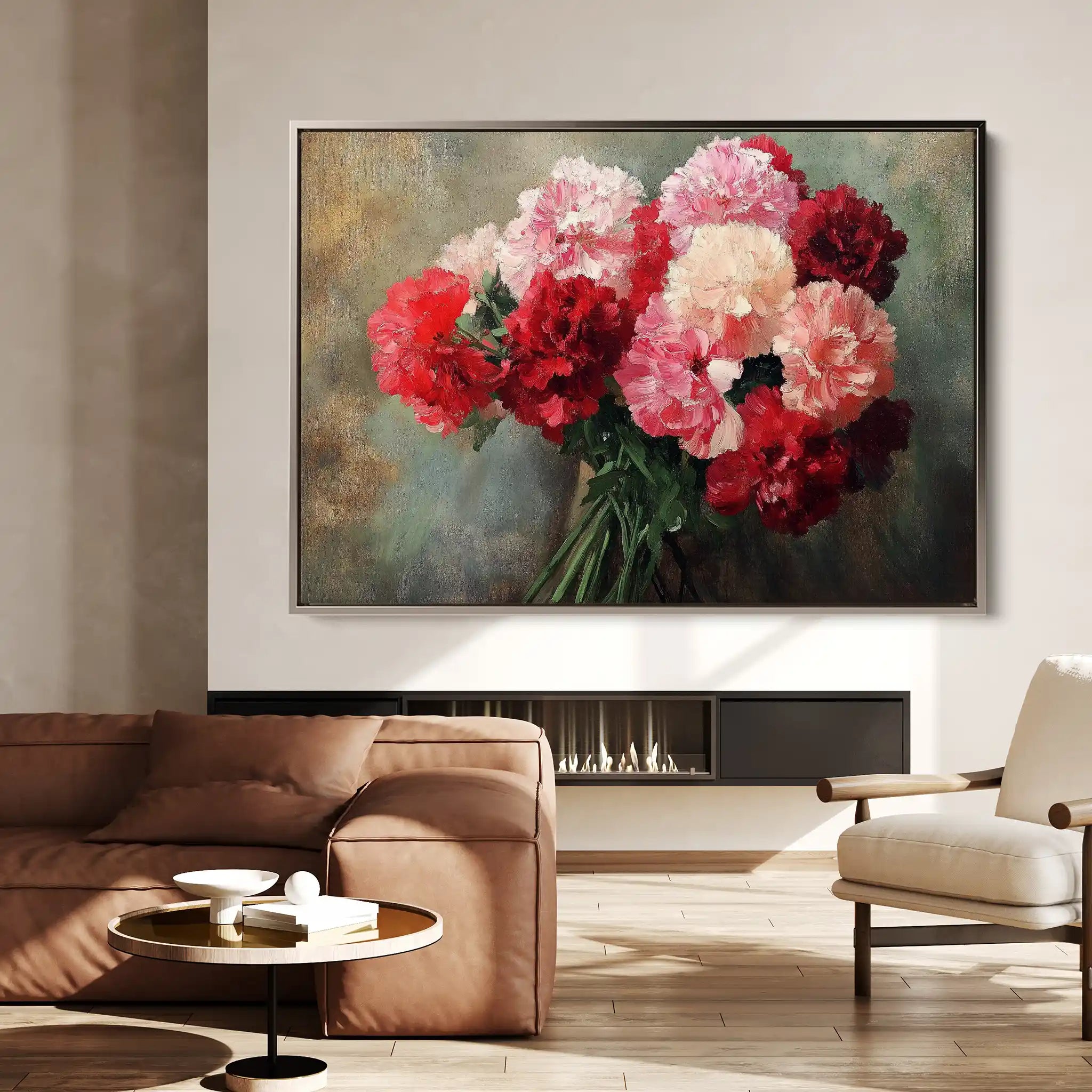 Floral Canvas Wall Art WAD1145-F 90 x 60 cm / Stretched on hidden frame