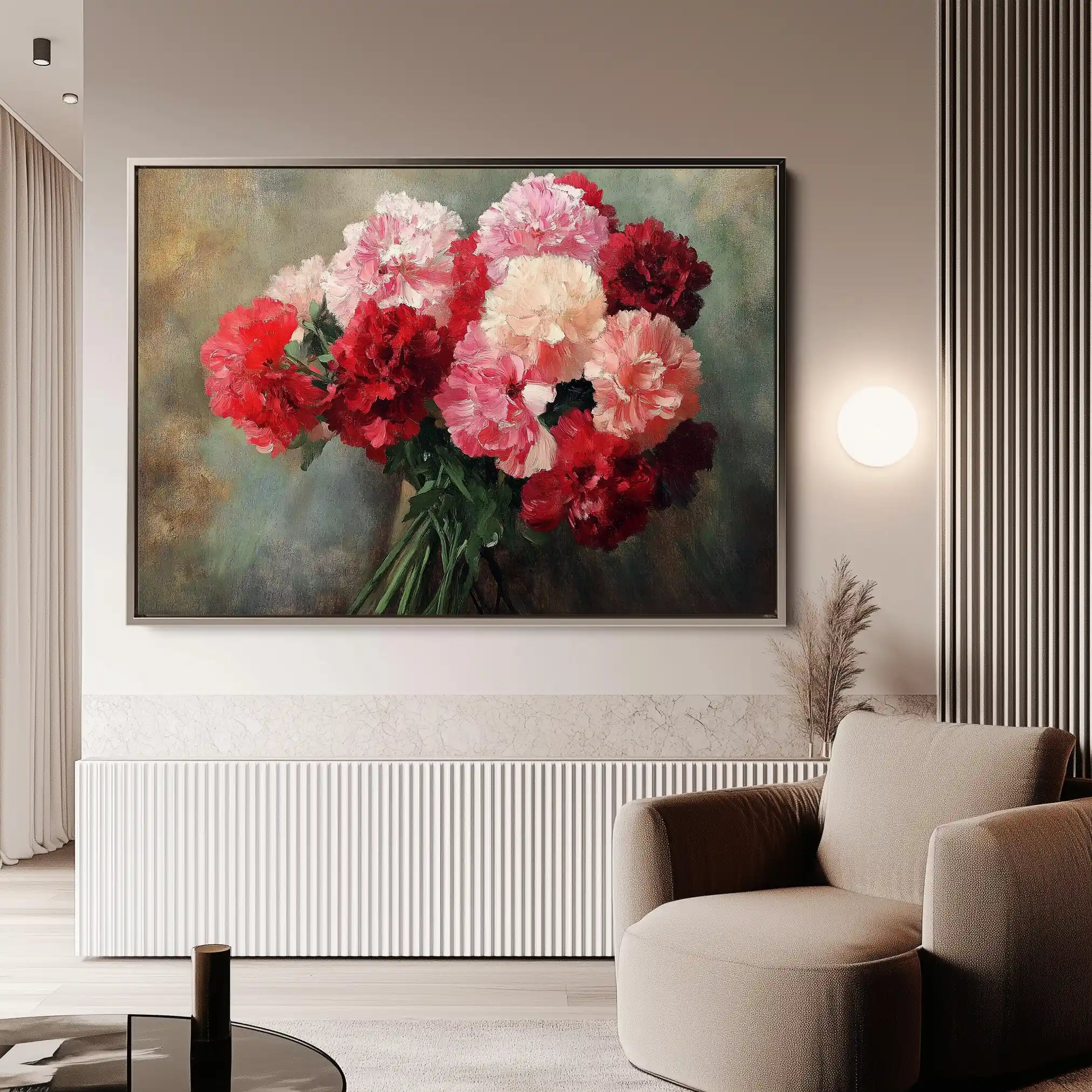 Floral Canvas Wall Art WAD1145-F 90 x 60 cm / Stretched on hidden frame