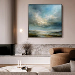Abstract 1146 Canvas Art 60 x 60 cm / Stretched on hidden frame