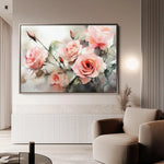Floral Canvas Wall Art WAD1146-F 90 x 60 cm / Stretched on hidden frame