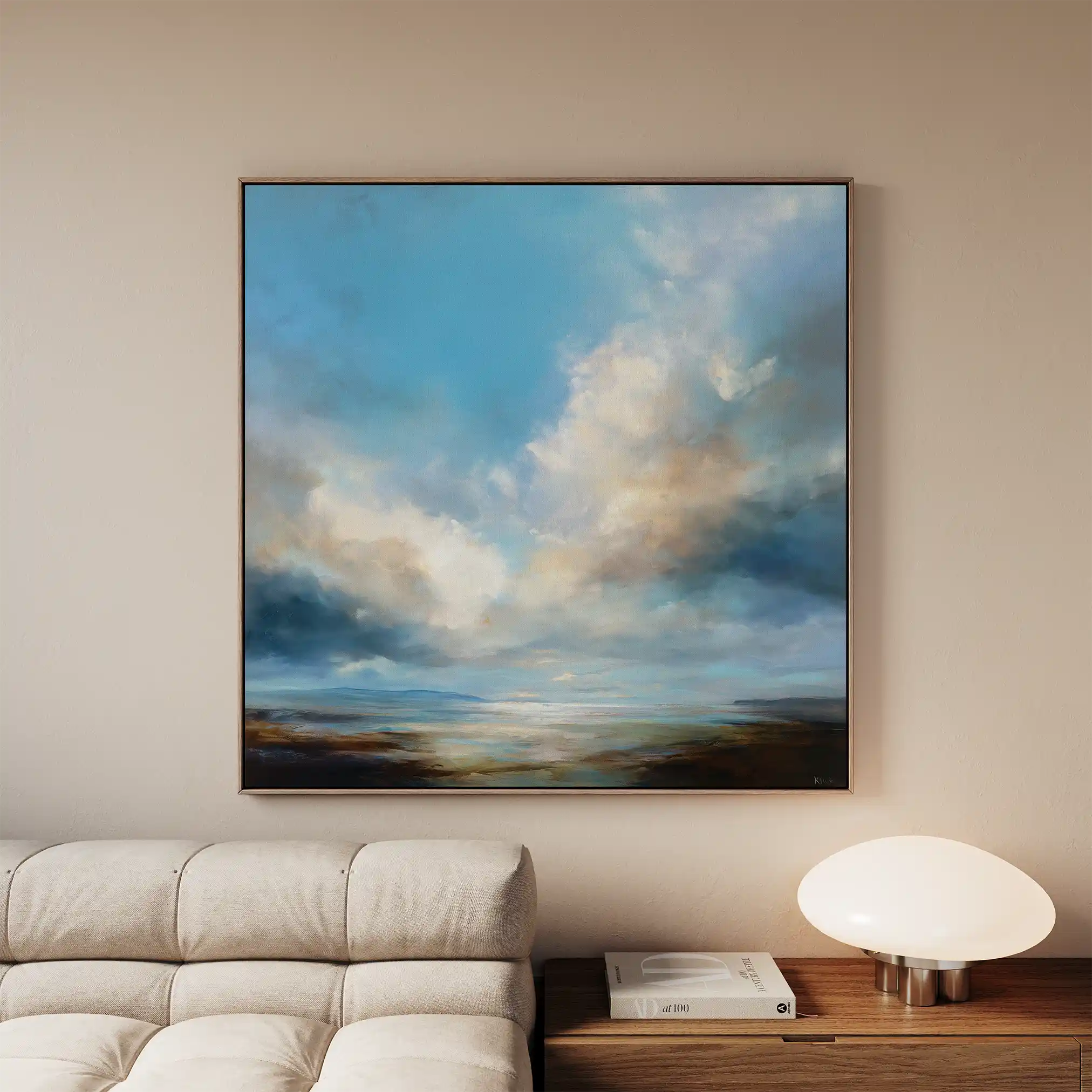 Abstract 1147 Canvas Art 60 x 60 cm / Stretched on hidden frame