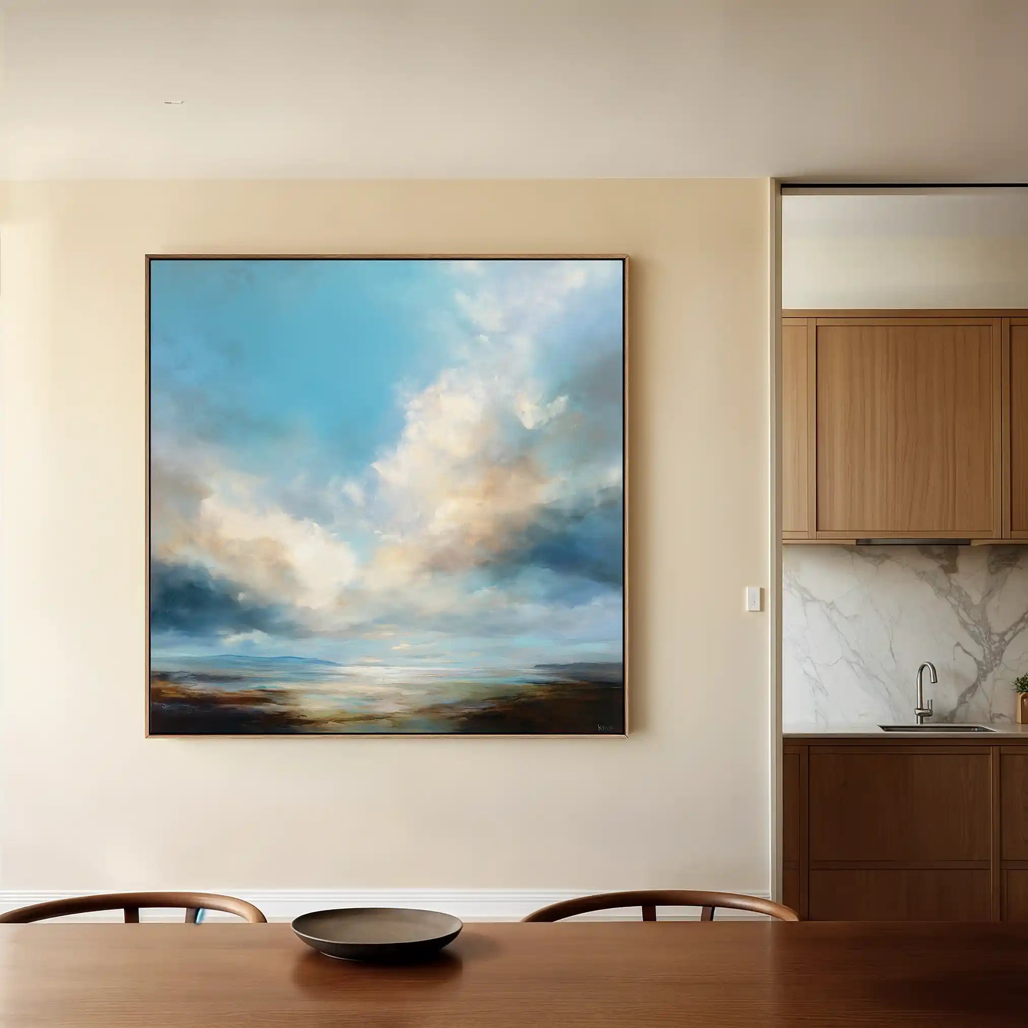 Abstract 1147 Canvas Art 60 x 60 cm / Stretched on hidden frame