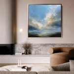 Abstract 1147 Canvas Art 60 x 60 cm / Stretched on hidden frame
