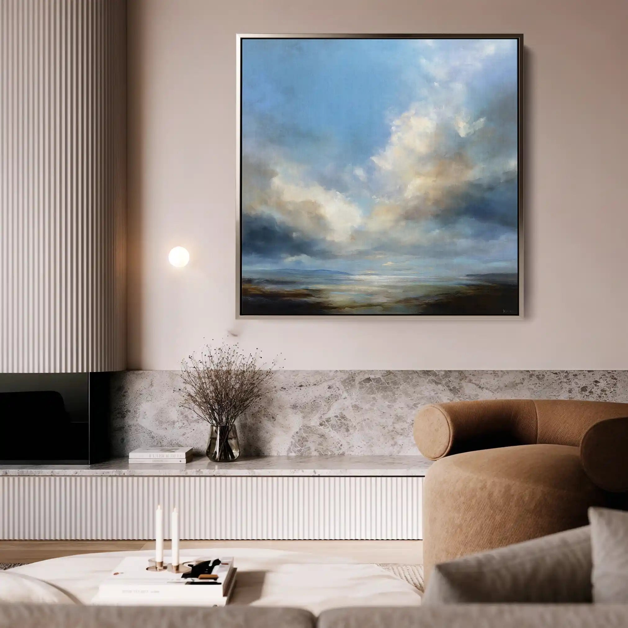 Abstract 1147 Canvas Art 60 x 60 cm / Stretched on hidden frame