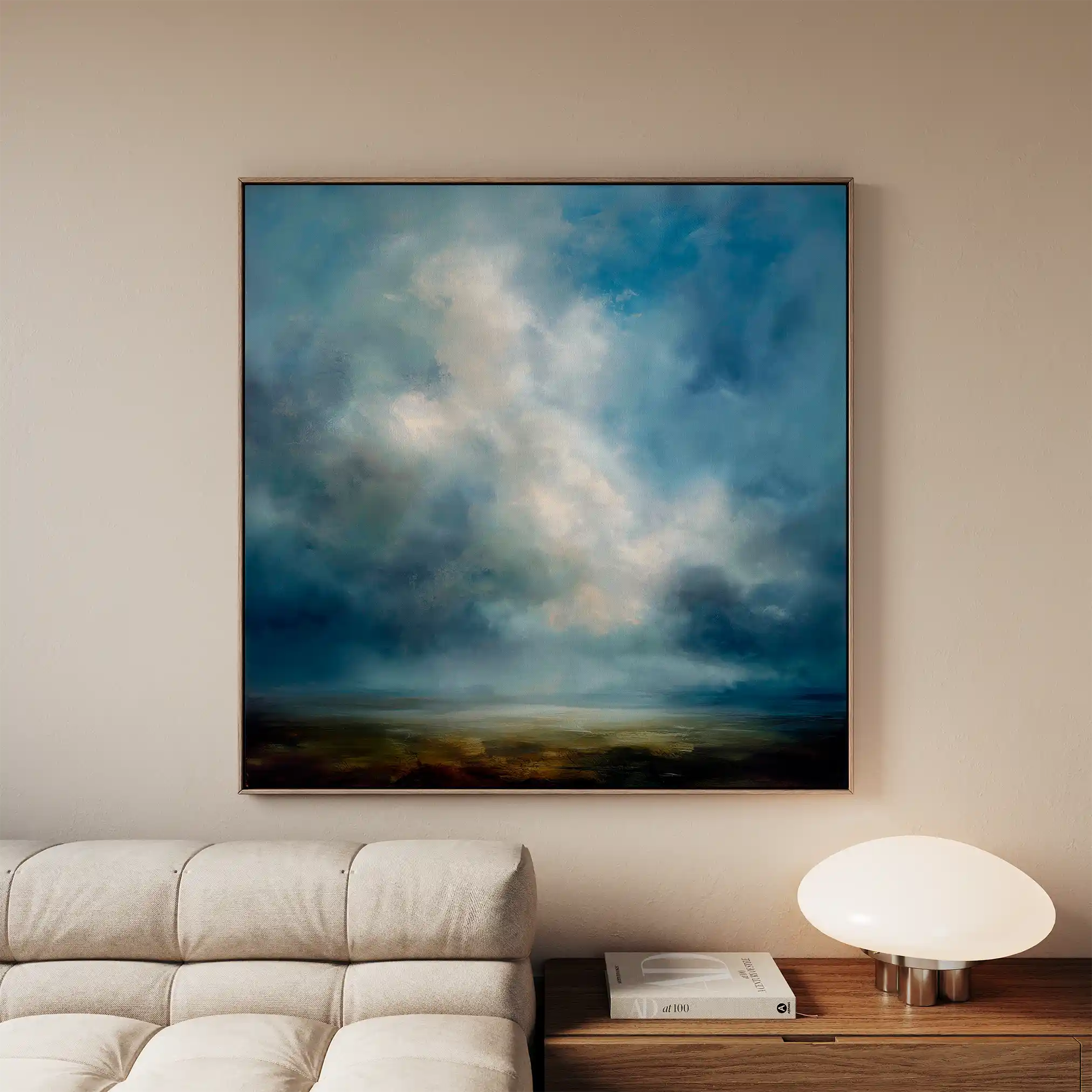 Abstract 1148 Canvas Art 60 x 60 cm / Stretched on hidden frame