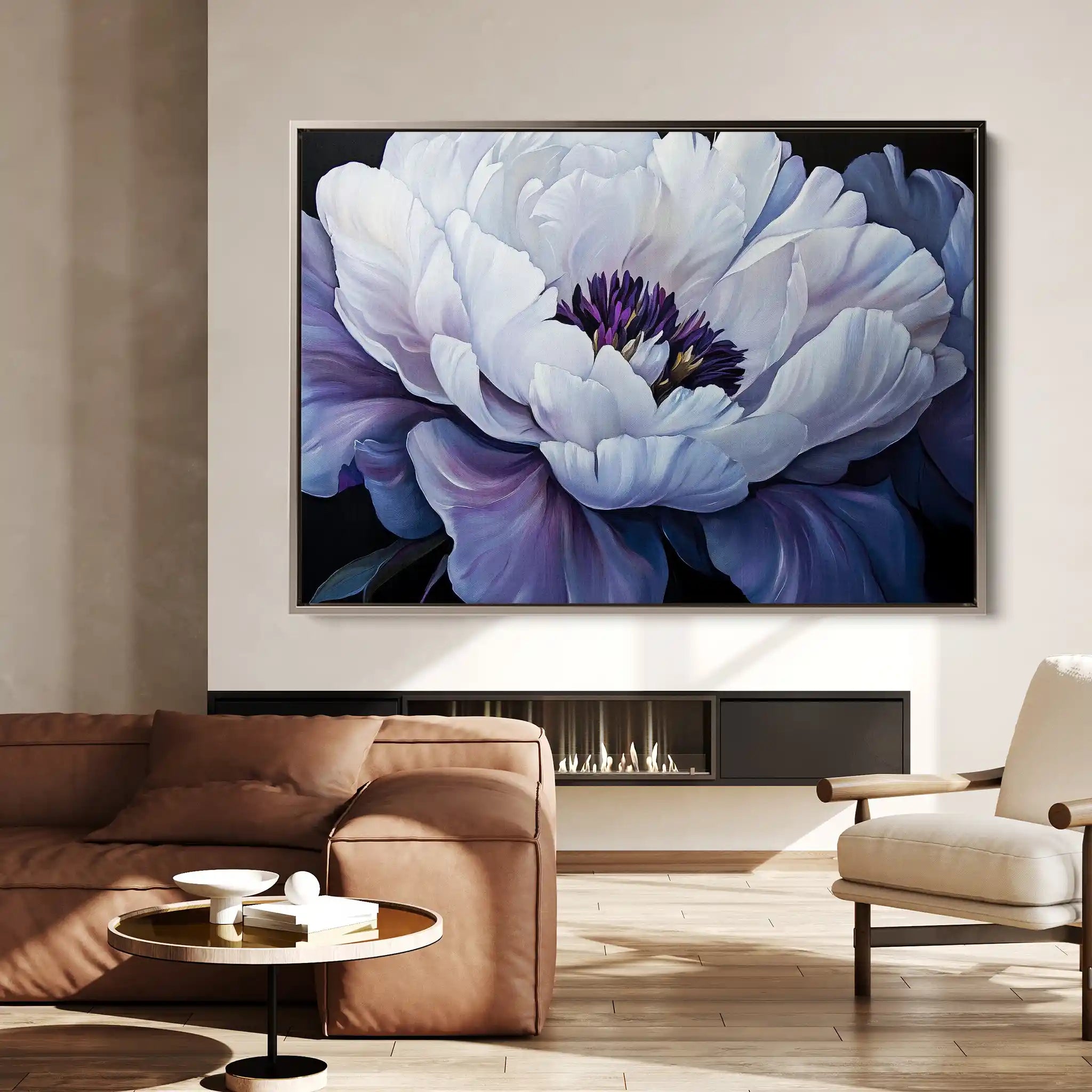Floral Canvas Wall Art WAD1148-F 90 x 60 cm / Stretched on hidden frame