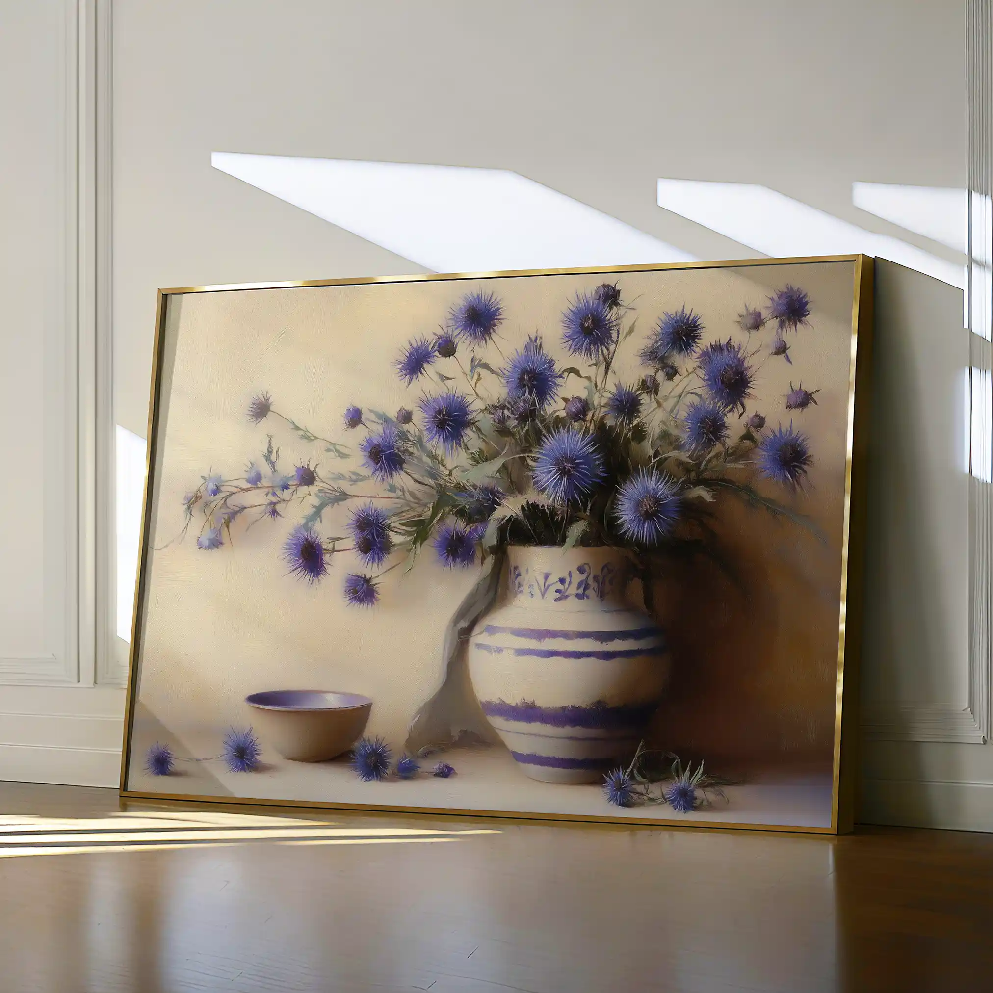 Floral Canvas Wall Art WAD1149-F 90 x 60 cm / Stretched on hidden frame