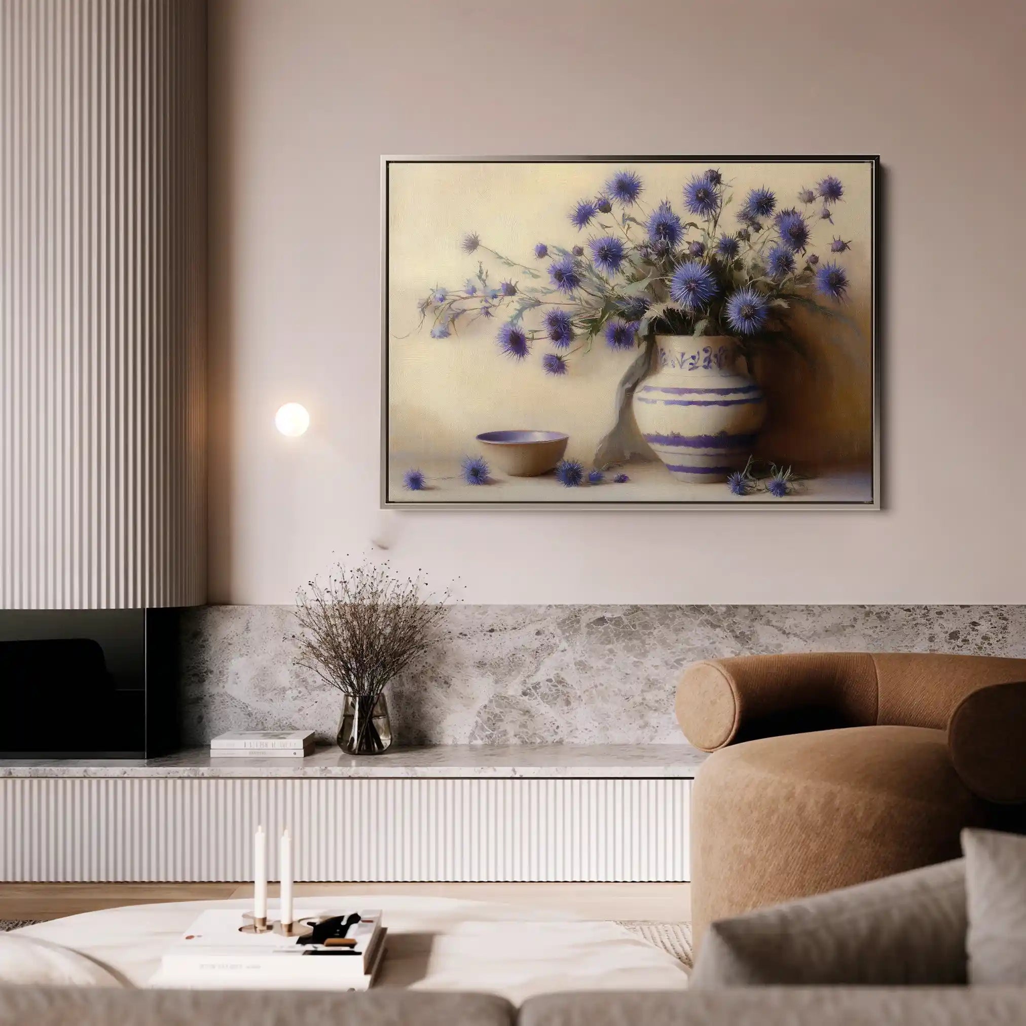 Floral Canvas Wall Art WAD1149-F 90 x 60 cm / Stretched on hidden frame