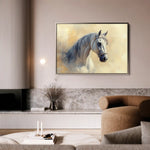 Horses 115 Canvas Art 90 x 60 cm / Stretched on hidden frame
