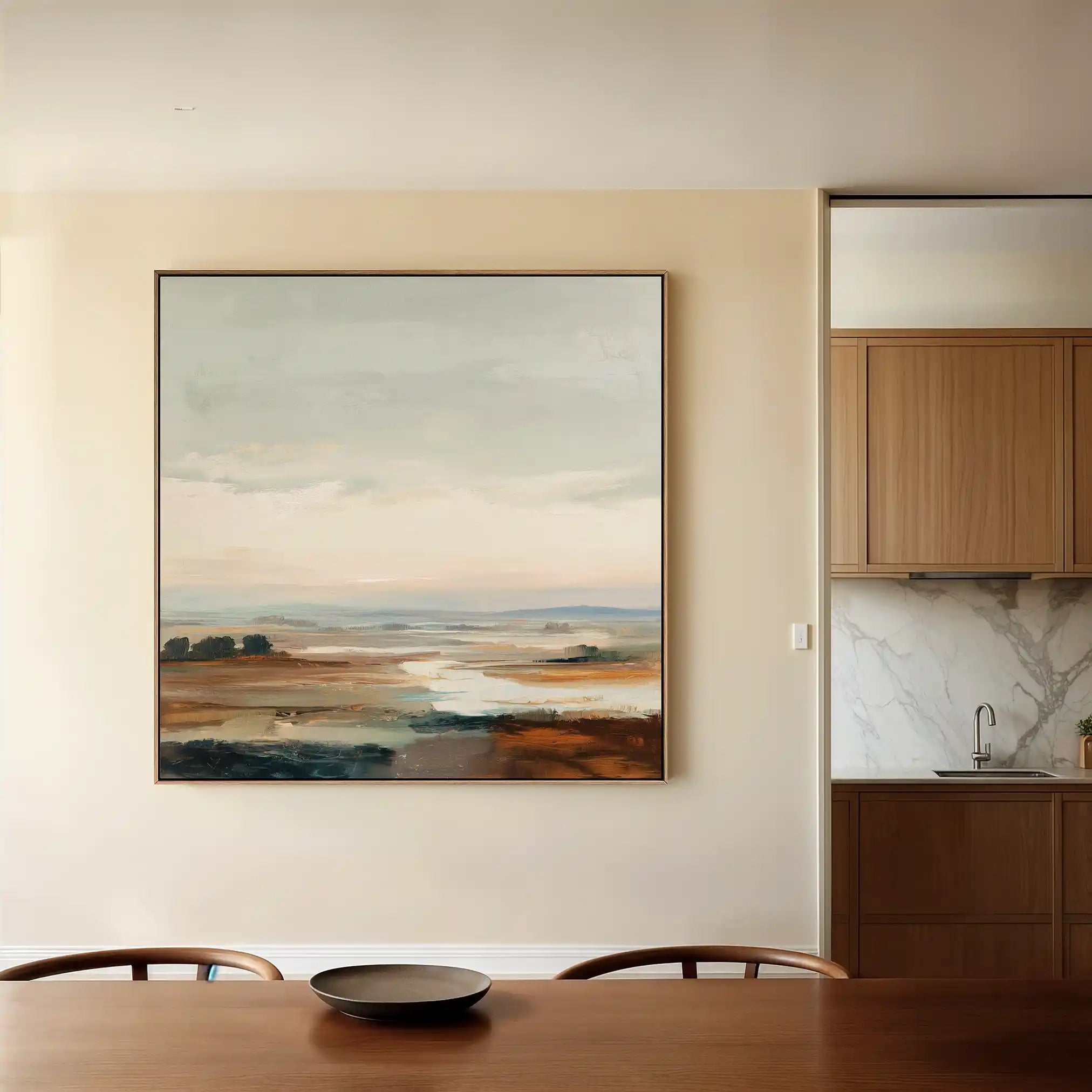 Abstract 1150 Canvas Art 60 x 60 cm / Stretched on hidden frame