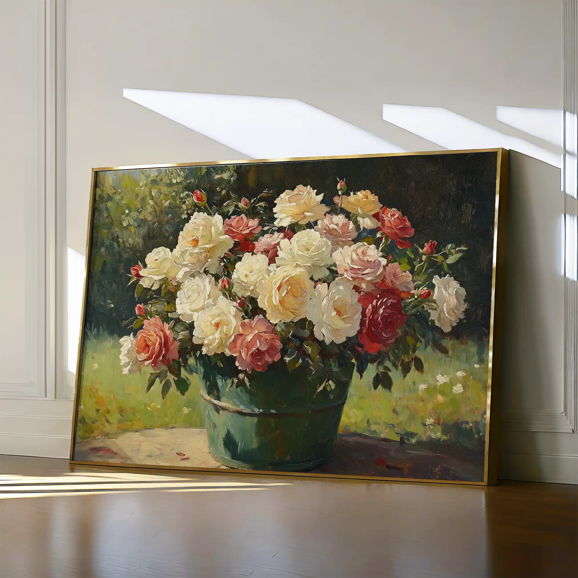 Floral Canvas Wall Art WAD1151-F 90 x 60 cm / Stretched on hidden frame