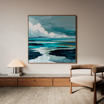 Abstract 1152 Canvas Art 60 x 60 cm / Stretched on hidden frame