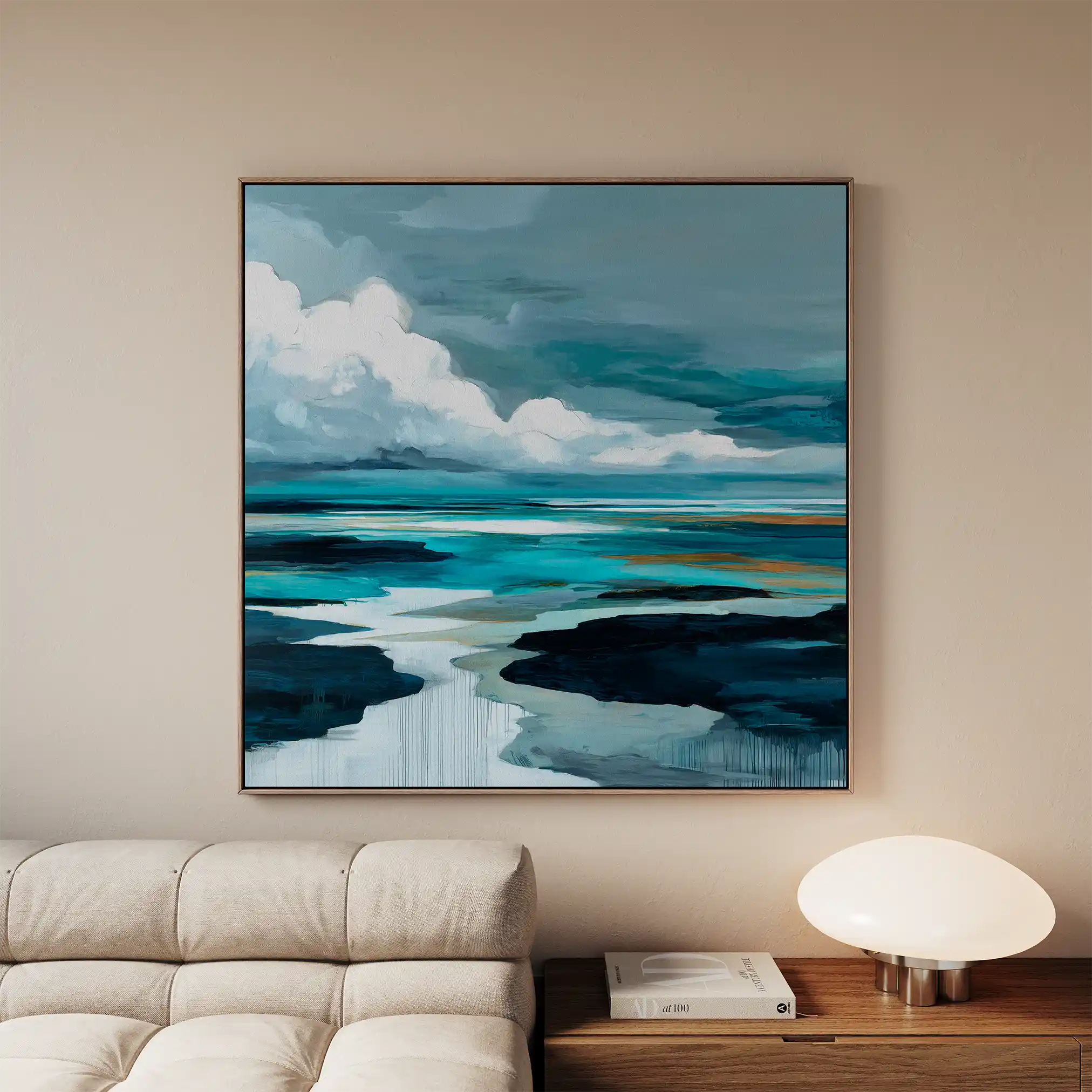 Abstract 1152 Canvas Art 60 x 60 cm / Stretched on hidden frame