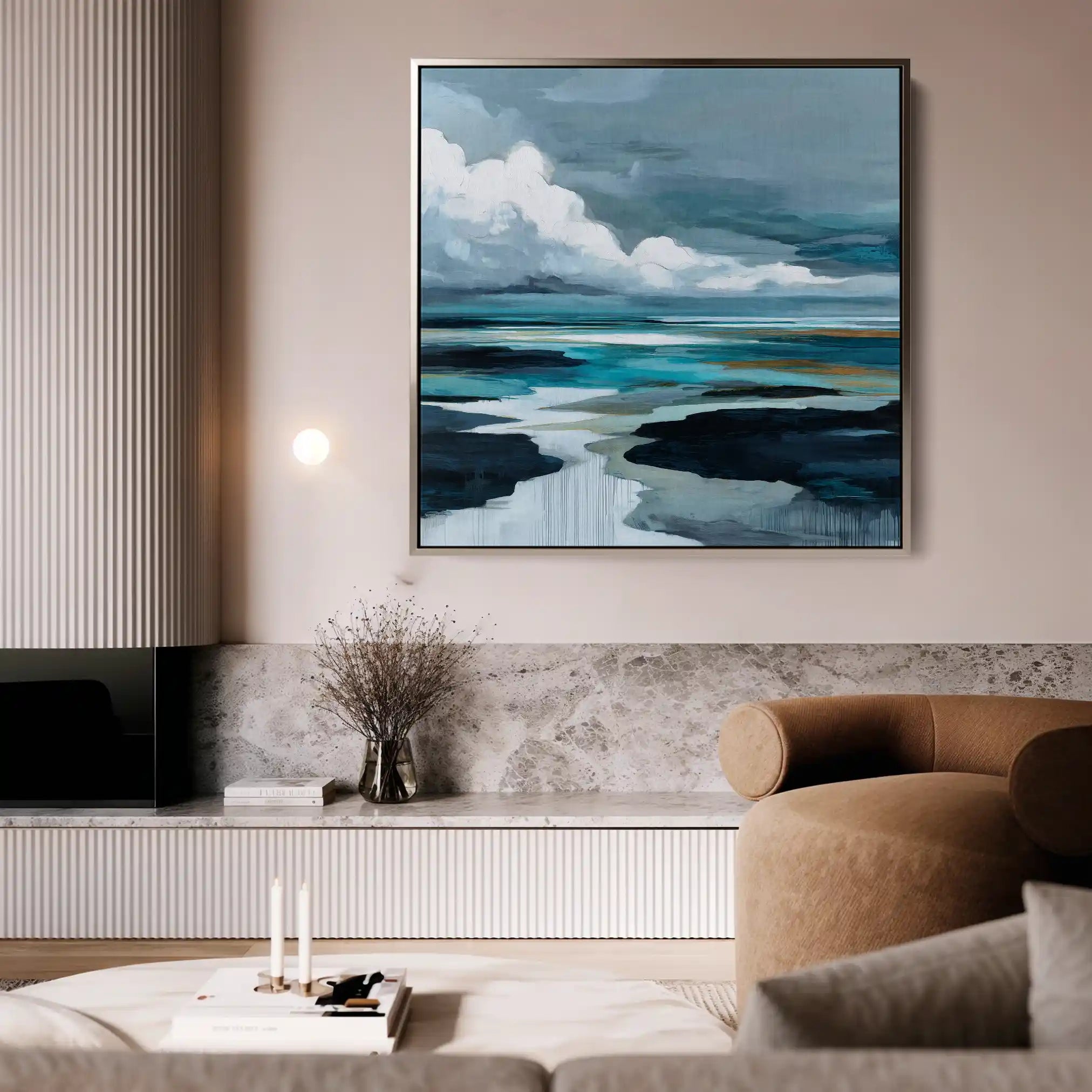 Abstract 1152 Canvas Art 60 x 60 cm / Stretched on hidden frame