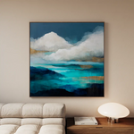 Abstract 1153 Canvas Art 60 x 60 cm / Stretched on hidden frame