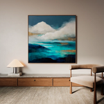 Abstract 1153 Canvas Art 60 x 60 cm / Stretched on hidden frame