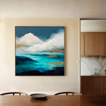 Abstract 1153 Canvas Art 60 x 60 cm / Stretched on hidden frame
