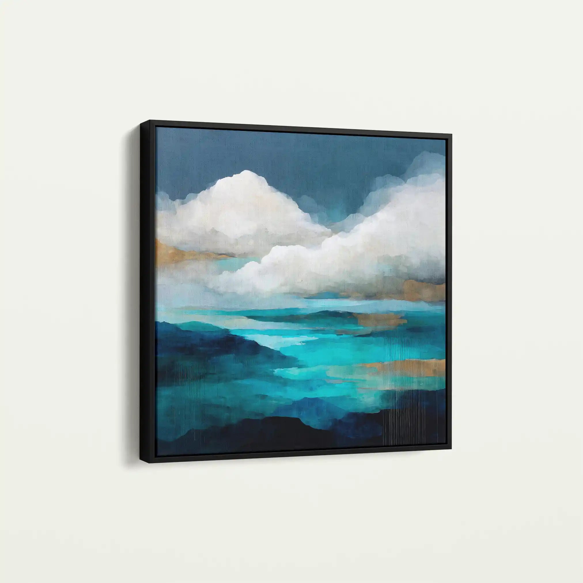 Abstract 1153 Canvas Art 60 x 60 cm / Stretched on hidden frame