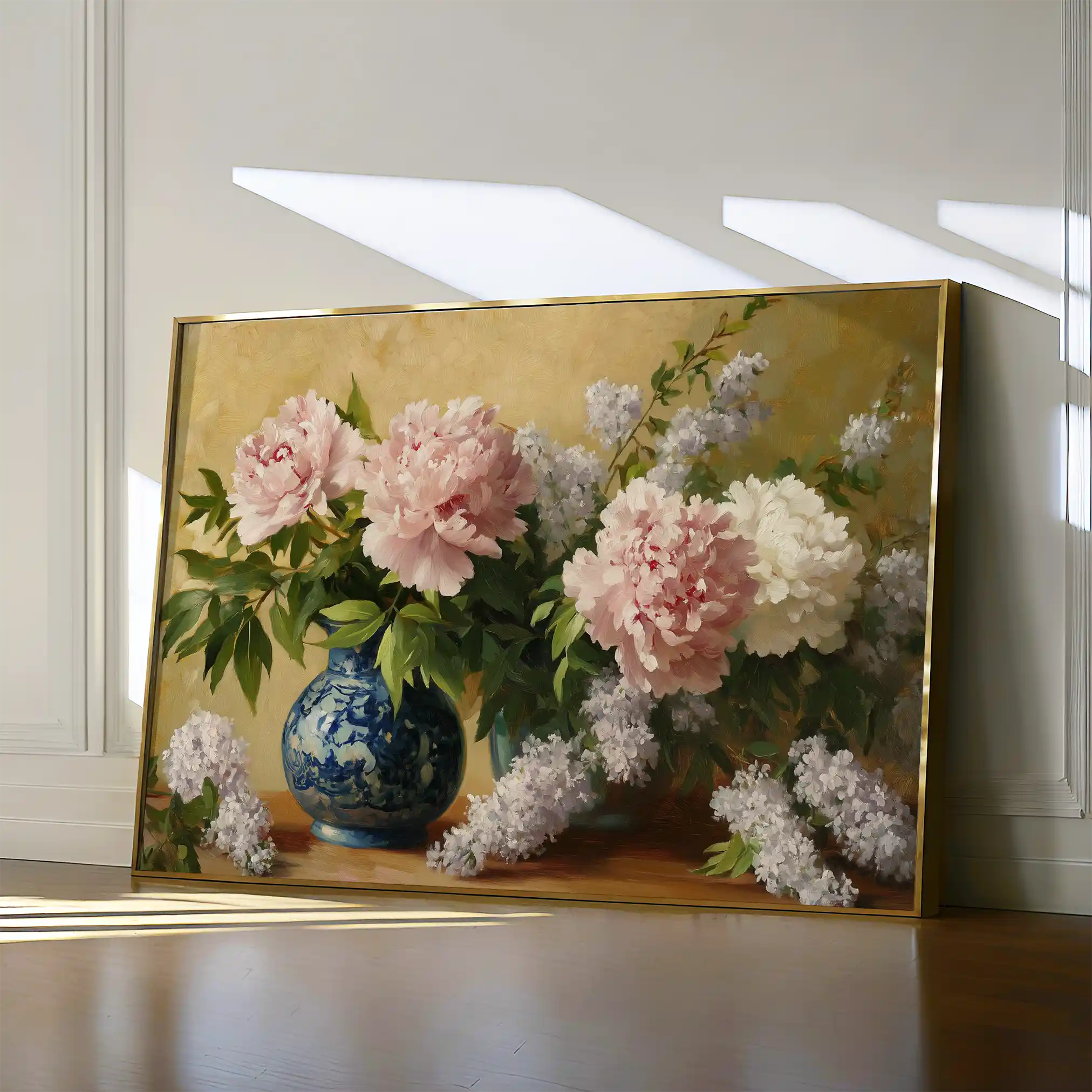 Floral Canvas Wall Art WAD1154-F 90 x 60 cm / Stretched on hidden frame