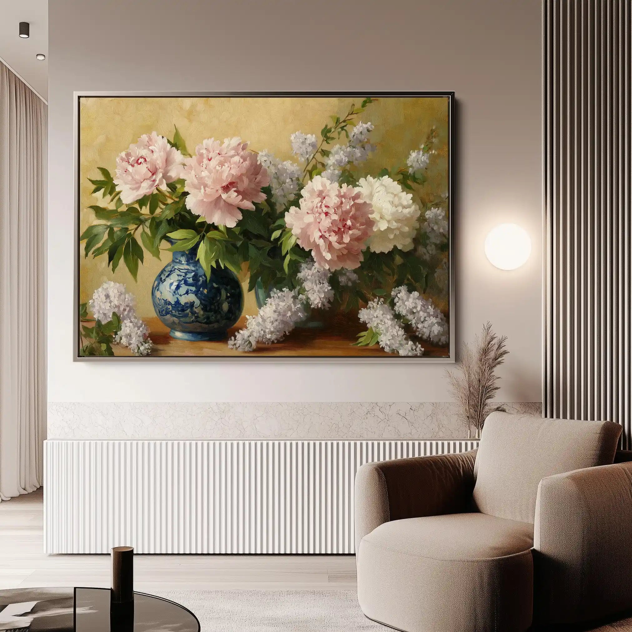 Floral Canvas Wall Art WAD1154-F 90 x 60 cm / Stretched on hidden frame