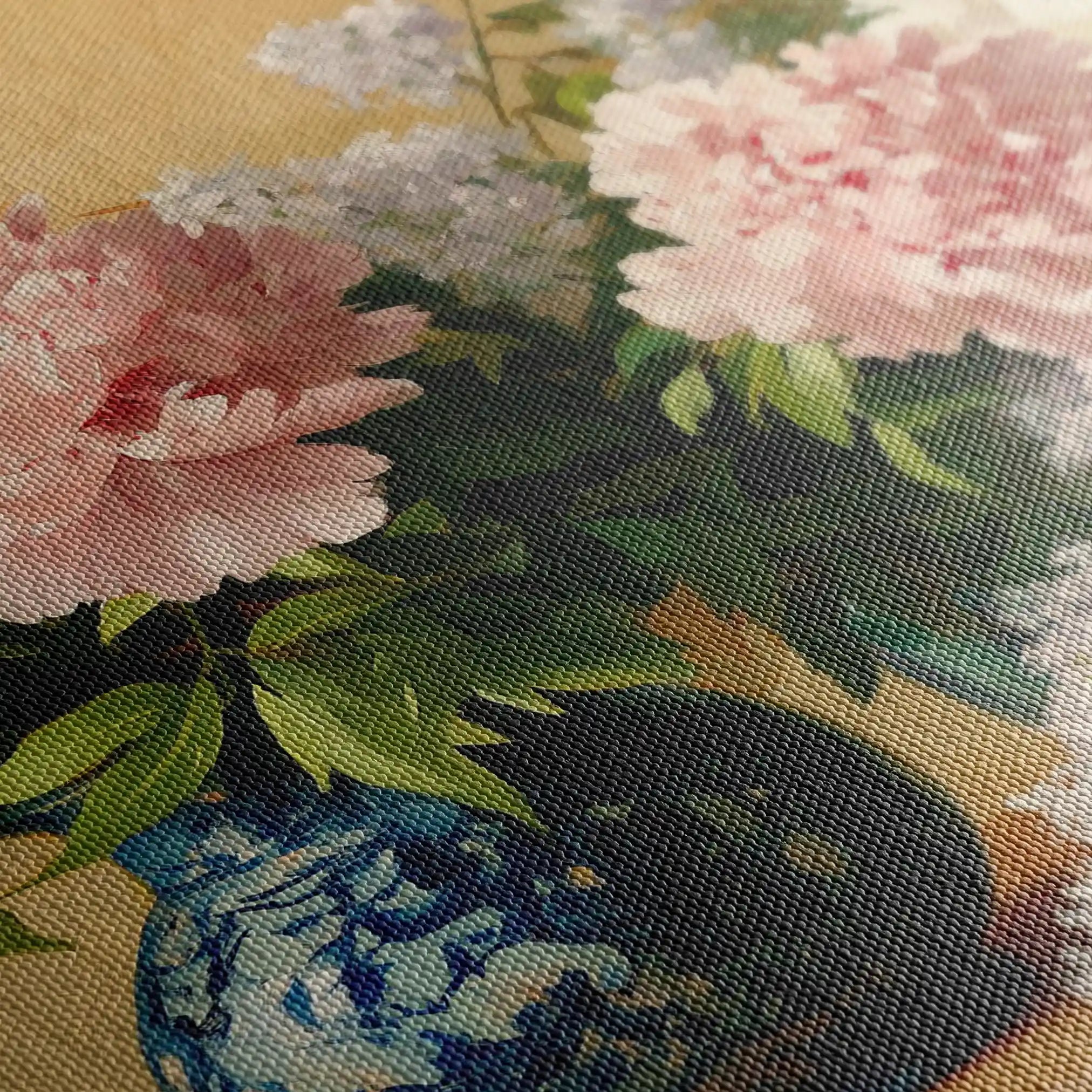 Floral Canvas Wall Art WAD1154-F 90 x 60 cm / Stretched on hidden frame