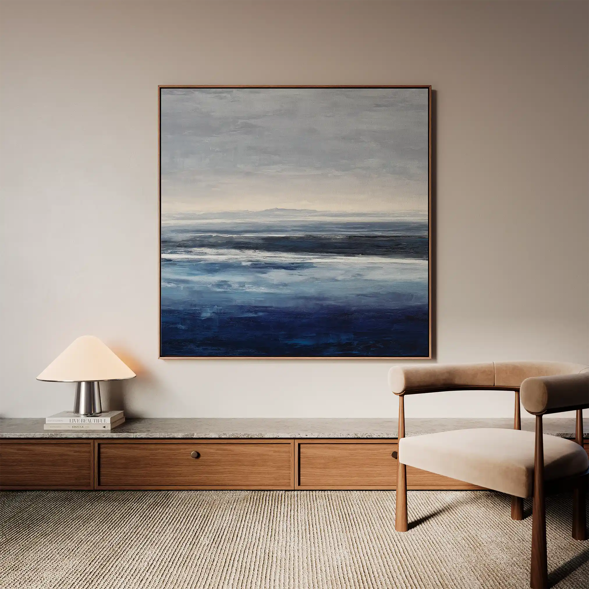 Abstract 1155 Canvas Art 60 x 60 cm / Stretched on hidden frame