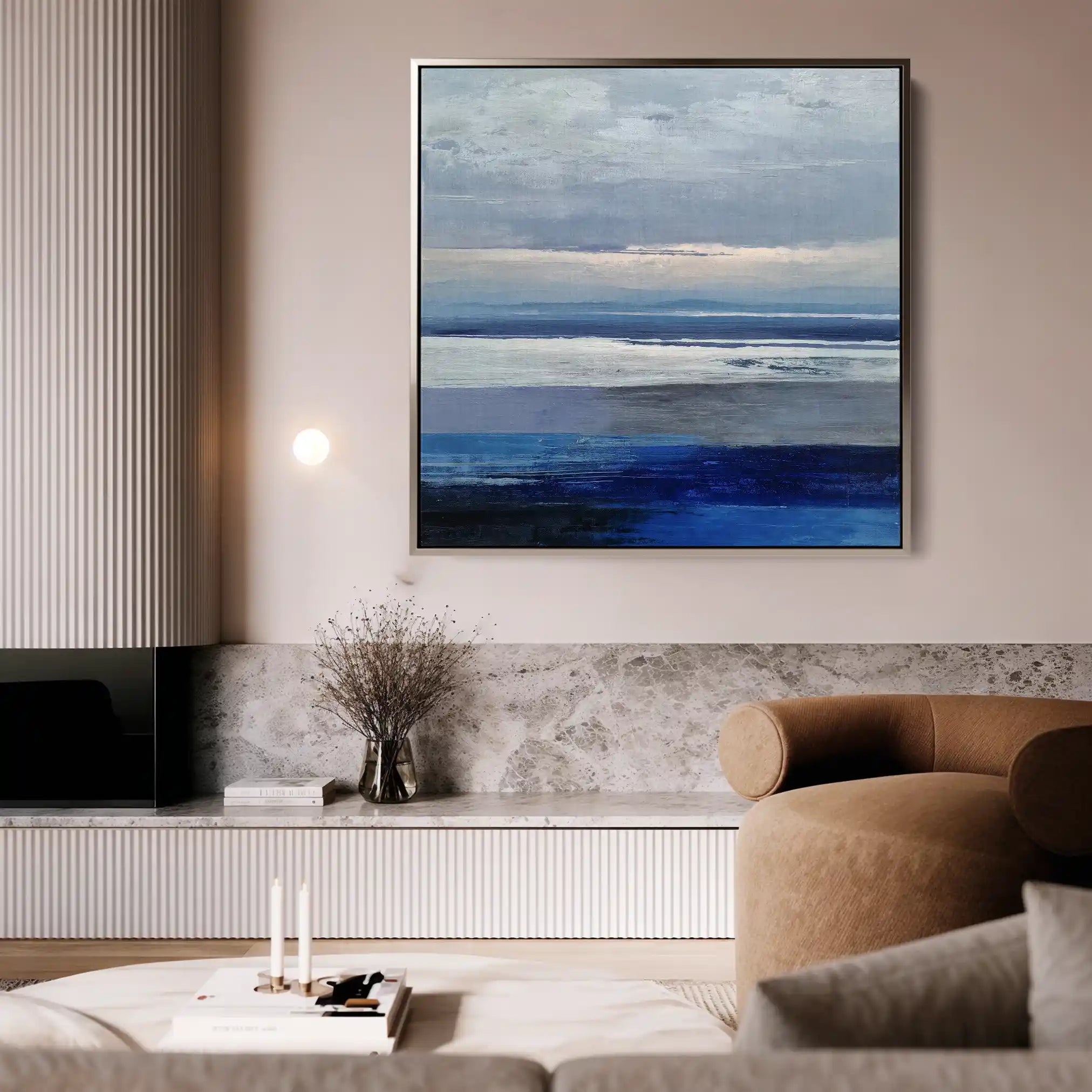Abstract 1156 Canvas Art 60 x 60 cm / Stretched on hidden frame