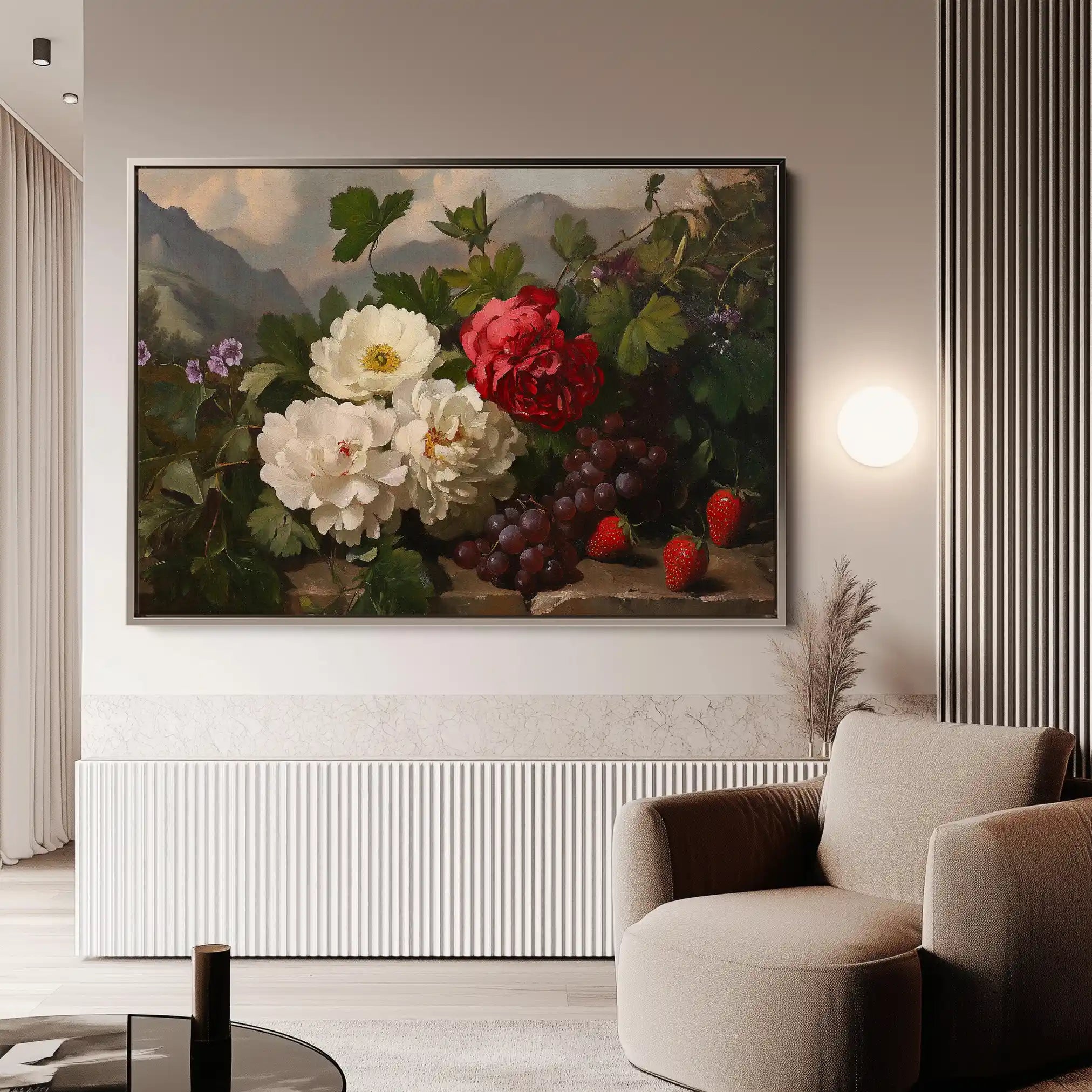 Floral Canvas Wall Art WAD1156-F 90 x 60 cm / Stretched on hidden frame