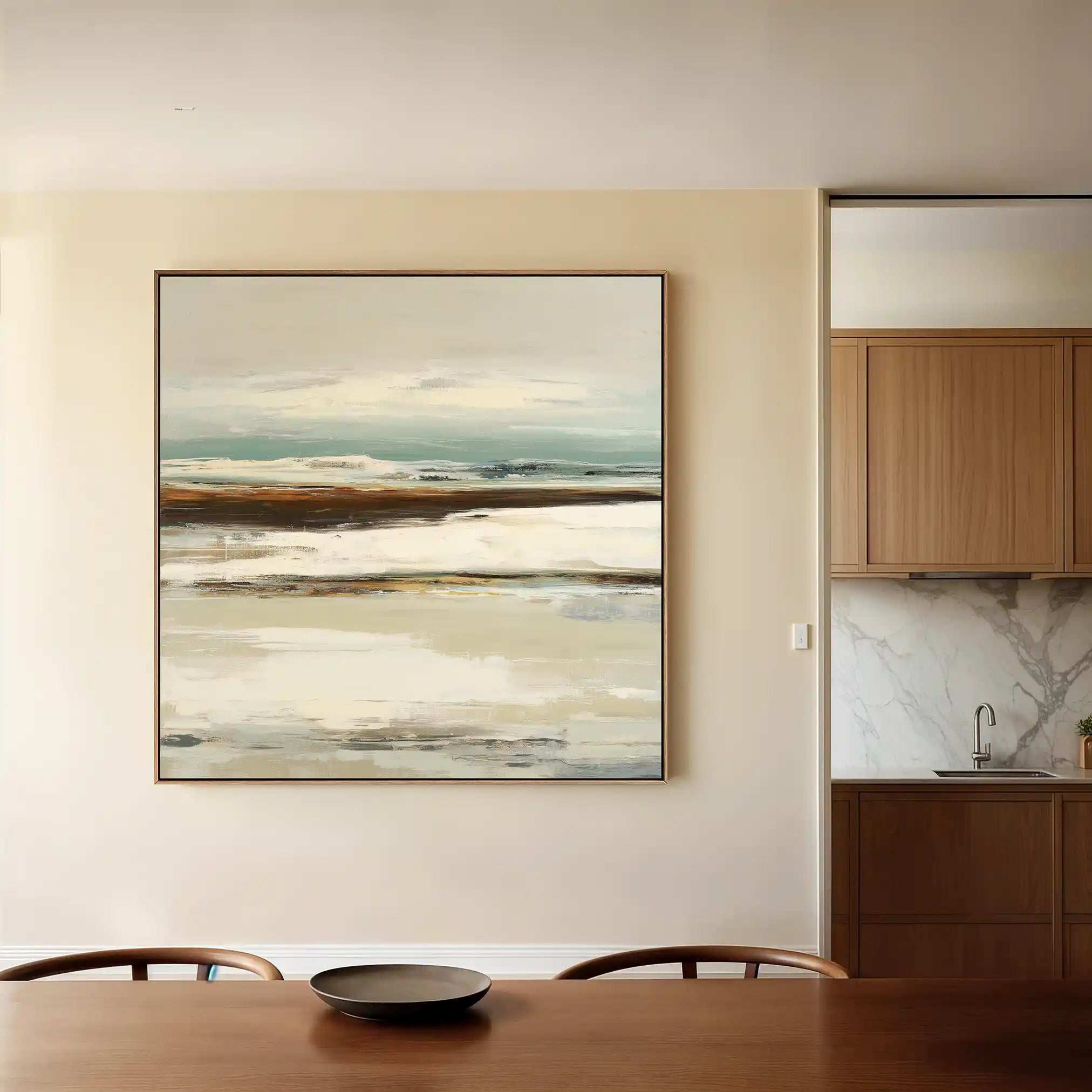 Abstract 1157 Canvas Art 60 x 60 cm / Stretched on hidden frame