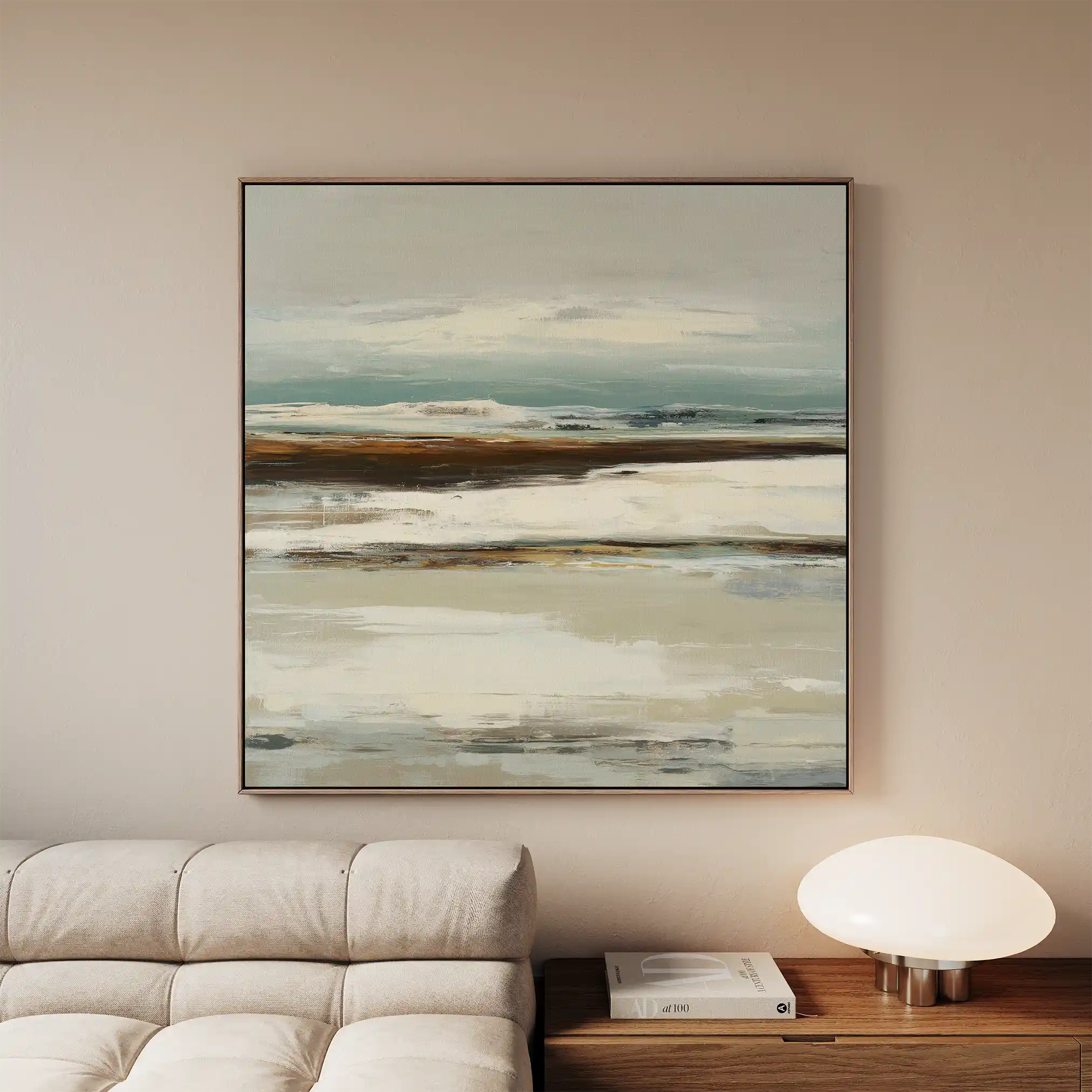 Abstract 1157 Canvas Art 60 x 60 cm / Stretched on hidden frame