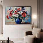 Floral Canvas Wall Art WAD1158-F 90 x 60 cm / Stretched on hidden frame