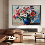 Floral Canvas Wall Art WAD1158-F 90 x 60 cm / Stretched on hidden frame