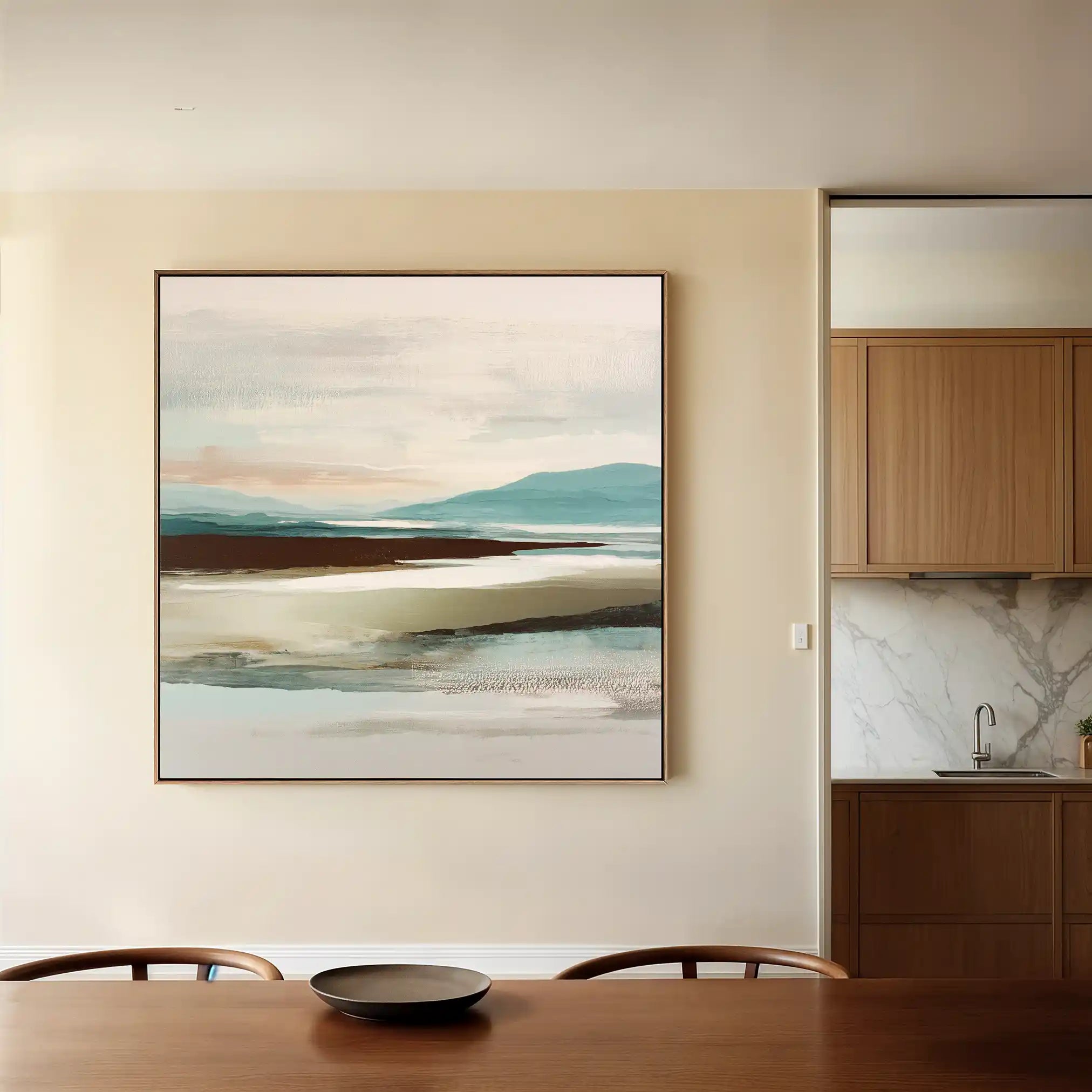 Abstract 1159 Canvas Art 60 x 60 cm / Stretched on hidden frame