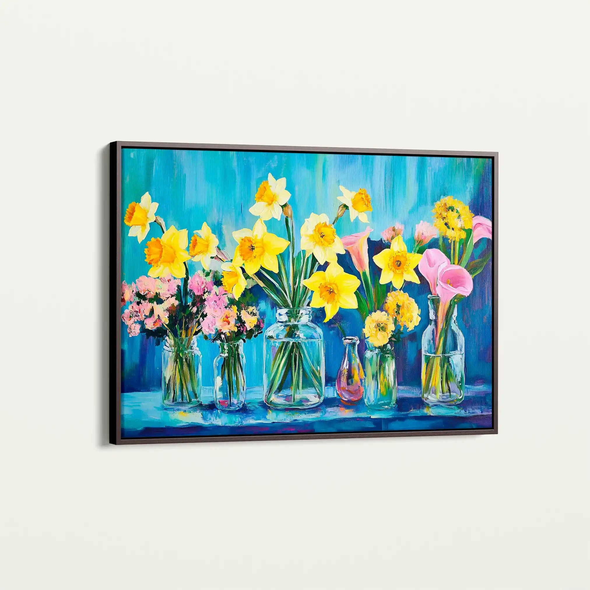 Floral Canvas Wall Art WAD1159-F 90 x 60 cm / Stretched on hidden frame