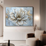 Floral Canvas Wall Art WAD116-F 90 x 60 cm / Stretched on hidden frame