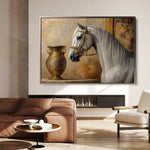 Horses 116 Canvas Art 90 x 60 cm / Stretched on hidden frame