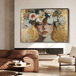 Portrait 116 Canvas Art 90 x 60 cm / Stretched on hidden frame