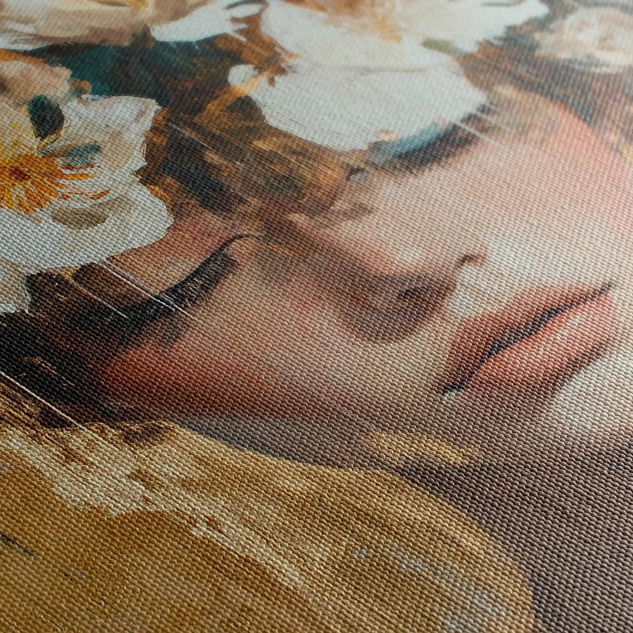 Portrait 116 Canvas Art 90 x 60 cm / Stretched on hidden frame